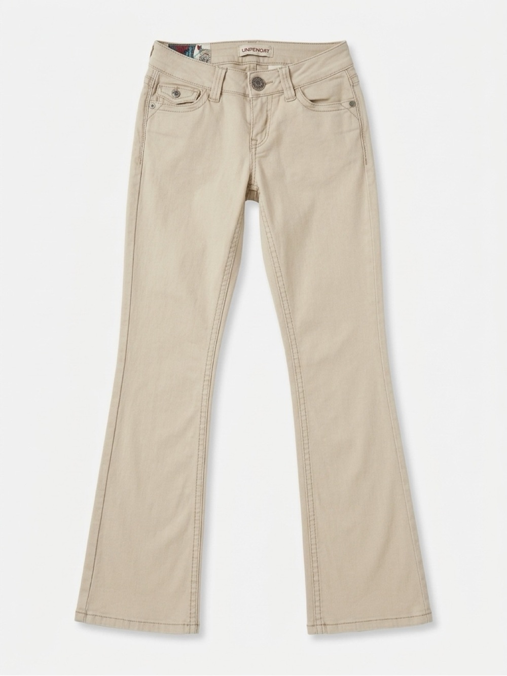 UNIONBAY Neutral Beige Flare Jeans Junior’s Size 3